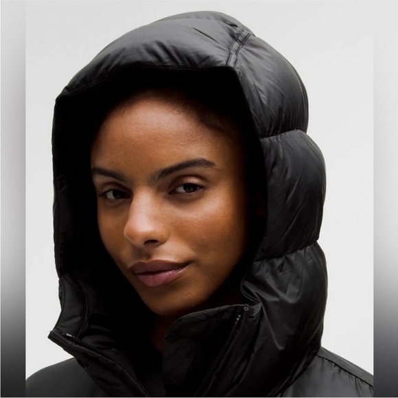 NWT Lululemon Featherweight 900 Down Long Jacket Black $598 - Size XS / 6 - Picture 3 of 15